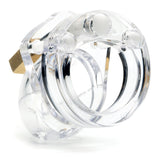 Mini-Me Black Chastity Cock Cage Kit - Clear - Clear 1.25 Inch Cock Cage Kit - Image 5