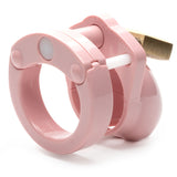 Mini-Me Black Chastity Cock Cage Kit - Pink - Pink 1.25 Inch Cock Cage Kit - Image 4