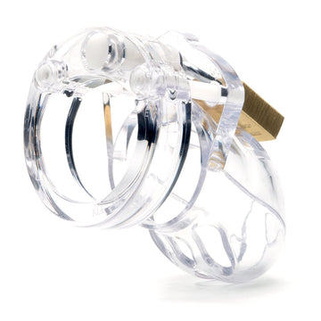 Mr. Stubb Chastity Cock Cage Kit - Clear - Clear 1.75 Inch Cock Cage Kit