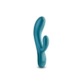 Royals - Regent - Metallic Green - Metallic Green 19.3 cm USB Rechargeable Rabbit Vibrator - Image 3