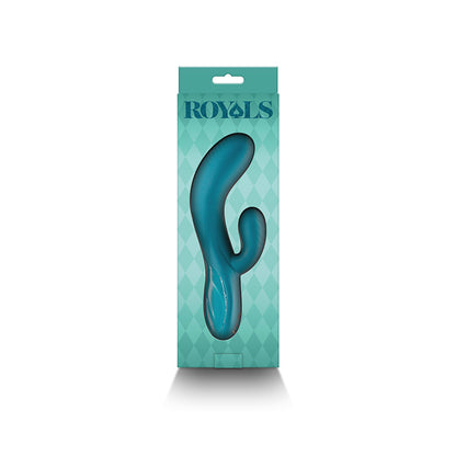 Royals - Regent - Metallic Green 19.3 cm Rabbit Vibrator