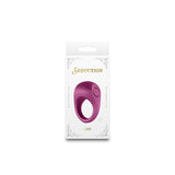 Seduction - Levi - Metallic Burgundy - Metallic Burgundy USB Rechargeable Vibrating Cock Ring - Image 4