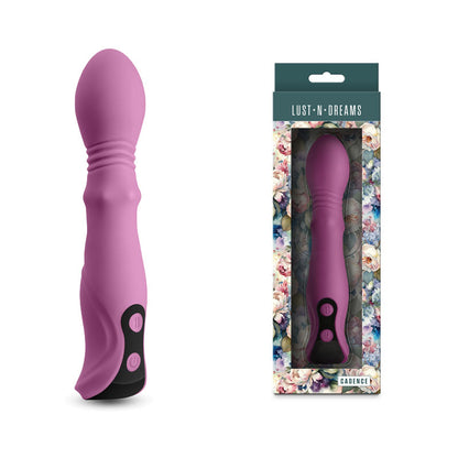 Lust-n-Dreams - Cadence - Blush - Purple Thrusting & Sliding Vibrator