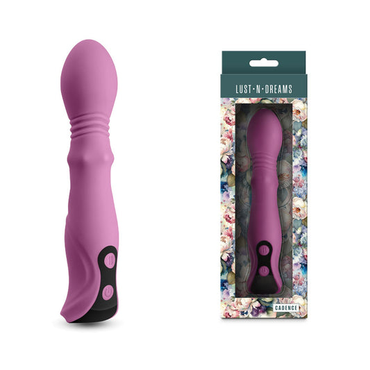 Lust-n-Dreams - Cadence - Blush - Purple Thrusting & Sliding Vibrator