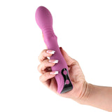 Lust-n-Dreams - Cadence - Blush - Purple 18.2 cm USB Rechargeable Thrusting & Sliding Vibrator - Image 2