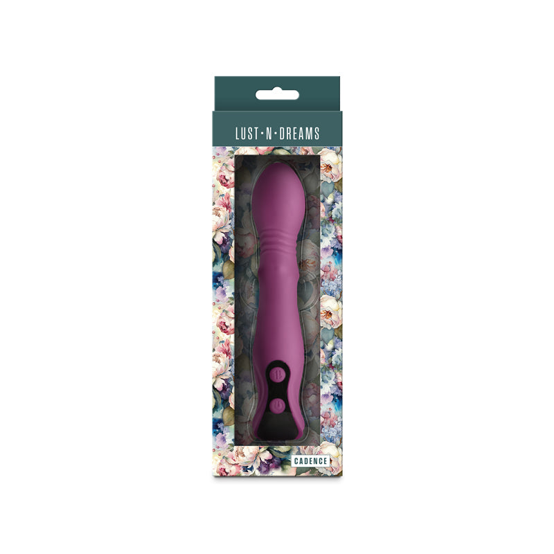 Lust-n-Dreams - Cadence - Blush - Purple Thrusting & Sliding Vibrator