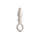 Lust-n-Dreams - Bossa - Fog - White 12.5 cm USB Rechargeable Vibrating Butt Plug - Image 3