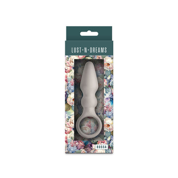Lust-n-Dreams - Bossa - Fog - White 12.5 cm USB Rechargeable Vibrating Butt Plug