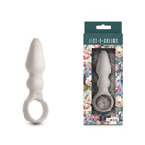 Lust-n-Dreams - Bossa - Fog - White 12.5 cm USB Rechargeable Vibrating Butt Plug - Image 1