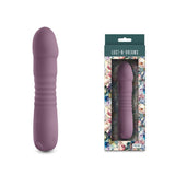 Lust-n-Dreams - Poise - Mauve - Purple 17.3 cm USB Rechargeable Thrusting Vibrator - Image 1
