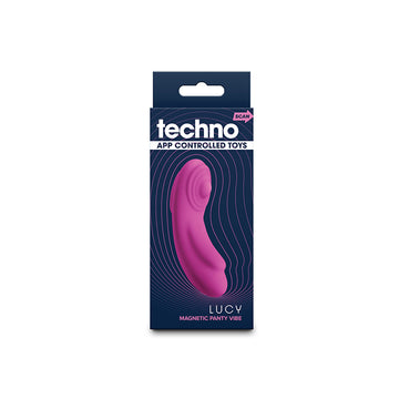 Techno - Lucy - Magenta - Magenta USB Rechargeable Panty Vibrator with App Control