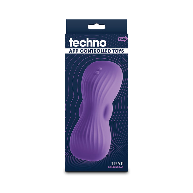 Techno - Trap - Purple Vibrating Grind Pad with App Control