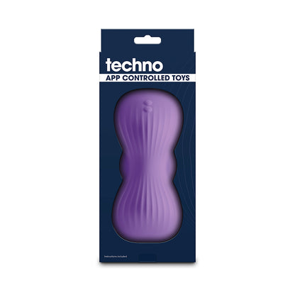Techno - Trap - Purple Vibrating Grind Pad with App Control