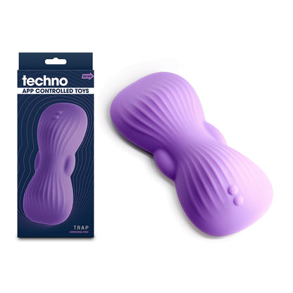 Techno - Trap - Purple Vibrating Grind Pad with App Control