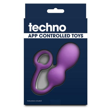 Techno - Bop - Purple USB Rechargeable Vibrating Kegel Exerciser with App Contol