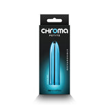 Chroma Petite Bullet - Teal - Metallic Teal 8.7 cm USB Rechargeable Bullet - Image 4