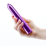 Chroma - Purple - Metallic Purple 17 cm USB Rechargeable Vibrator - Image 2