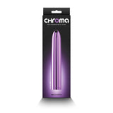 Chroma - Purple - Metallic Purple 17 cm USB Rechargeable Vibrator - Image 4