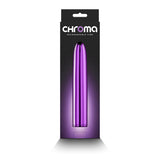 Chroma - Purple - Metallic Purple 17 cm USB Rechargeable Vibrator - Image 5