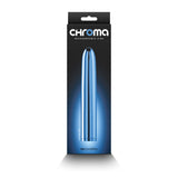 Chroma - Blue - Metallic Blue 17 cm USB Rechargeable Vibrator - Image 4