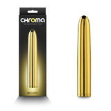 Chroma - Gold - Gold 17 cm USB Rechargeable Vibrator - Image 1