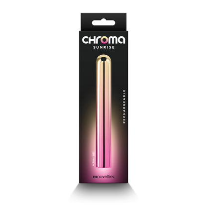 Chroma Sunrise - Large - Metallic Pink/Gold 13.8 cm Vibrator