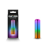 Chroma Rainbow - Small - Metallic Rainbow 6.8 cm USB Rechargeable Bullet - Image 1