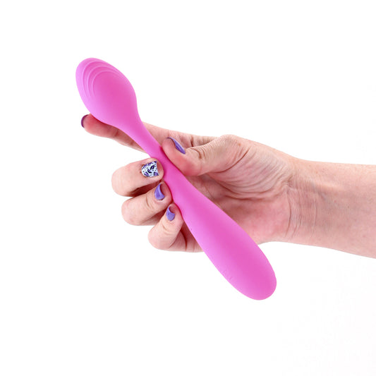 Pretty in Pink Rose - Pink 19.4 cm USB Rechargeable Vibrator