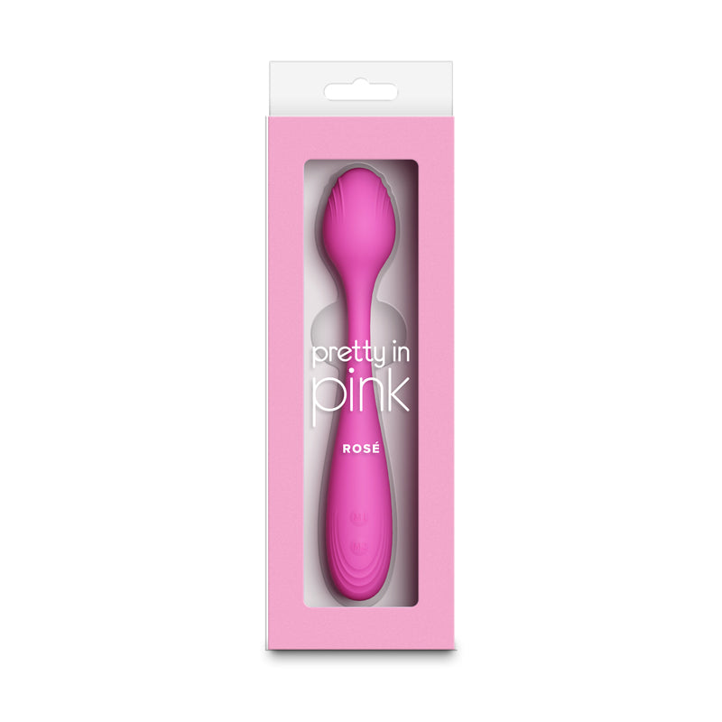 Pretty in Pink Rose - Pink 19.4 cm USB Rechargeable Vibrator