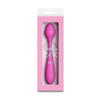 Pretty in Pink Rose - Pink 19.4 cm USB Rechargeable Vibrator