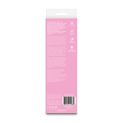 Pretty in Pink Sugar - Pink 21 cm USB Rechargeable Flexible Vibrator
