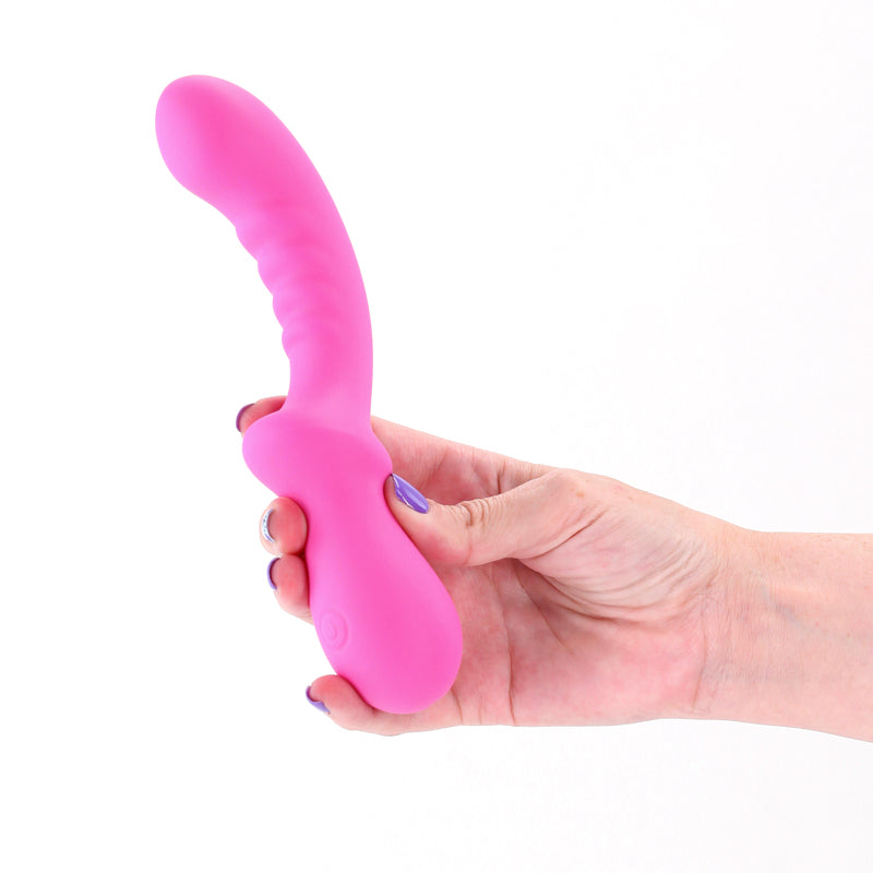 Pretty in Pink Peony - Pink 19.8 cm USB Rechargeable Vibrator