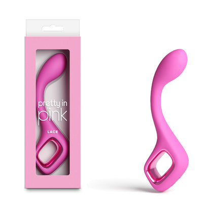Pretty in Pink Lace - Pink 18.7 cm USB Rechargeable Vibrator