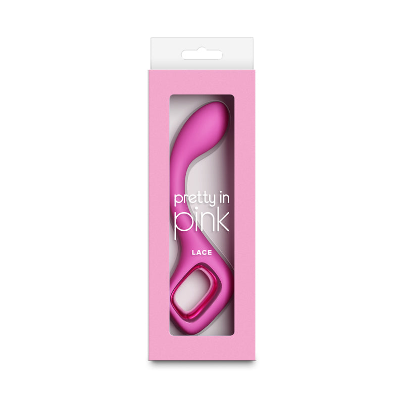 Pretty in Pink Lace - Pink 18.7 cm USB Rechargeable Vibrator