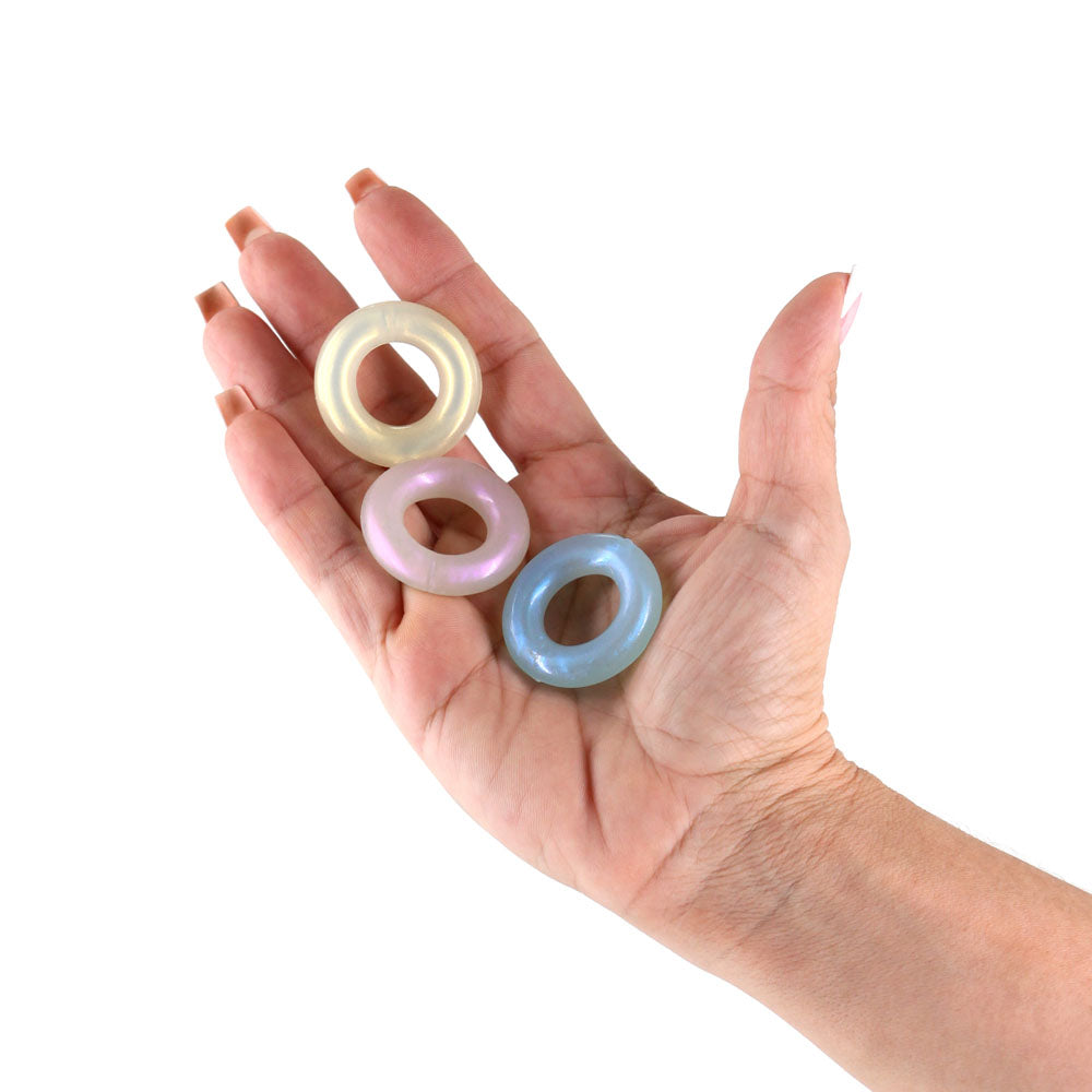 Fantasia - Stamina Rings - Multicolour - Coloured Cock Rings Set of 3