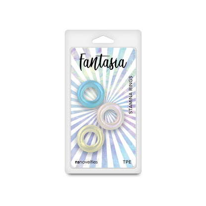 Fantasia - Stamina Rings - Multicolour - Coloured Cock Rings Set of 3