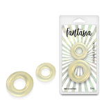 Fantasia - Double Stack - Amber - Amber Cock Rings - Set of 2 Sizes - Image 1