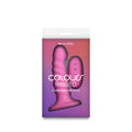Colours Ribbed - 5'' Vibrating Dildo - Pink - Pink 14.5 cm USB Rechargeable Vibrating Dildo with Wireless Remote