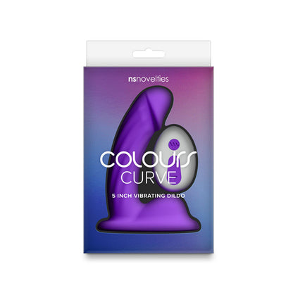 Colours Curve - Vibrating 5'' Dildo - Purple 12.6 cm Vibrating Dildo