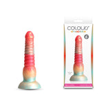 Colours Stacked - 6'' Dildo - Red/Gold - Red/Gold 16 cm Fantasy Dildo - Image 1