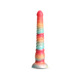 Colours Stacked - 9'' Dildo - Red/Gold - Red/Gold 23 cm Fantasy Dildo - Image 3