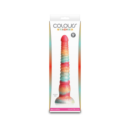 Colours Stacked - 9'' Dildo - Red/Gold 23 cm Fantasy Dildo