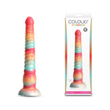 Colours Stacked - 9'' Dildo - Red/Gold - Red/Gold 23 cm Fantasy Dildo - Image 1