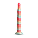 Colours Stacked - 12'' Dildo - Red/Gold - Red/Gold 30.6 cm Fantasy Dildo - Image 3