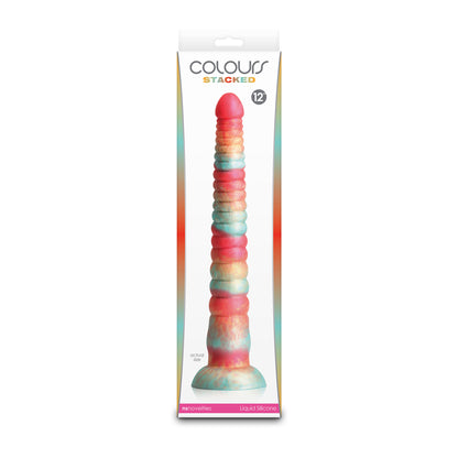 Colours Stacked - 12'' Dildo - Red/Gold 30.6 cm Fantasy Dildo