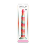 Colours Stacked - 12'' Dildo - Red/Gold - Red/Gold 30.6 cm Fantasy Dildo - Image 4