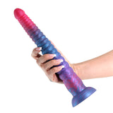 Colours Stacked - 12'' Dildo - Pink/Blue - Pink/Blue 30.6 cm Fantasy Dildo - Image 2