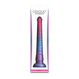 Colours Stacked - 12'' Dildo - Pink/Blue - Pink/Blue 30.6 cm Fantasy Dildo - Image 5