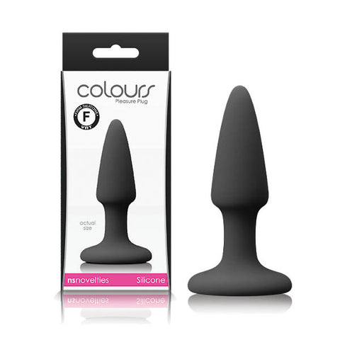 Colours Pleasures - Black Mini Butt Plug - Image 1
