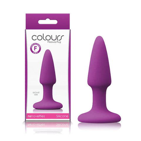 Colours Pleasures - Purple Mini Butt Plug - Image 1